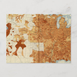 Postal 34 Proporción de confesiones religiosas 1890