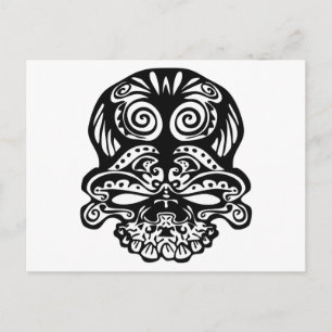 Postal 355 Calavera Tribal