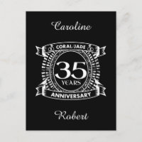 35 aniversario de bodas Crest de Coral Jade