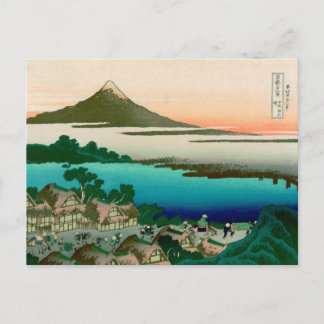 Postal 36 vistas al Monte Fuji, la finca cosecha de Hokus