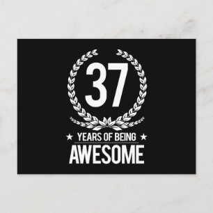 Postal 37 Años (37 Años De Ser Increíble)