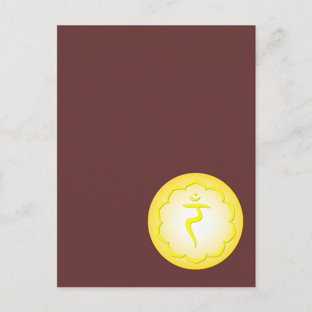 Postal 3.ª Chakra - Manipura (Anverso)