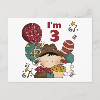 Postal 3.ª Cowboy camisetas y regalos