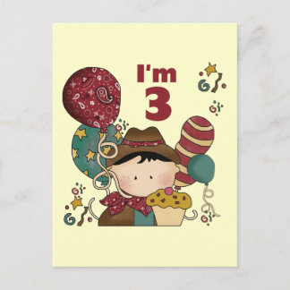 Postal 3.ª Cowboy camisetas y regalos