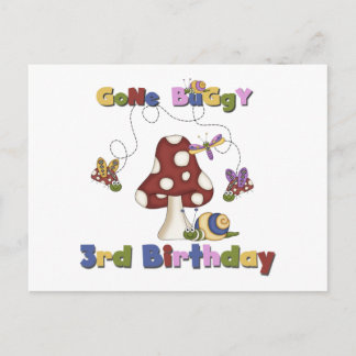 Postal 3.ᵉʳ Bug Birthday Tshirts y regalos