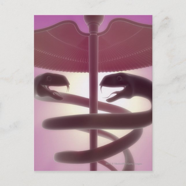 Postal 3.ᵉʳ caduceus (Anverso)