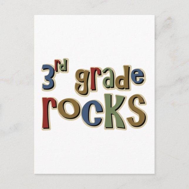 Postal 3.ᵉʳ Grado Rocks Tercero (Anverso)