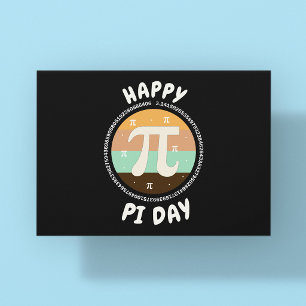 Postal 3.14 Diseño del Día Nacional de Pi - Feliz Día de