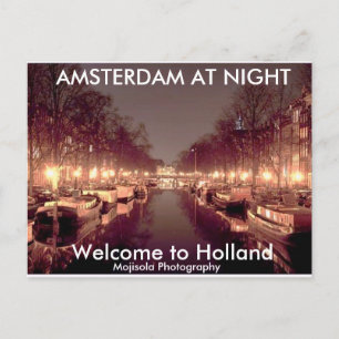 Postal 3 Cajas Tall Sucias Postcard - ÁMSTERDAM DE NOCHE 