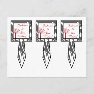 Postal 3 Cup Cake Picea Árbol Gris/Rojo Invierno