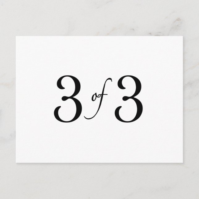 Postal 3 de 3 (hijo menor) (Anverso)