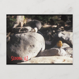 Postal 3 rocas lilas