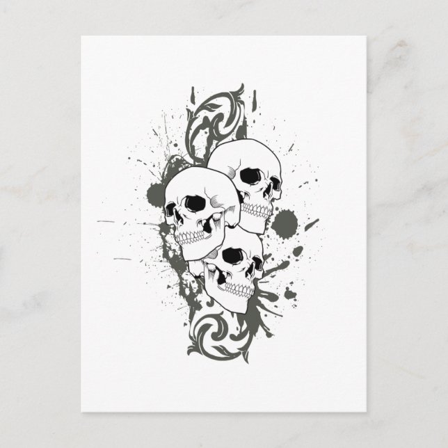 Postal 3 Skulls (Anverso)
