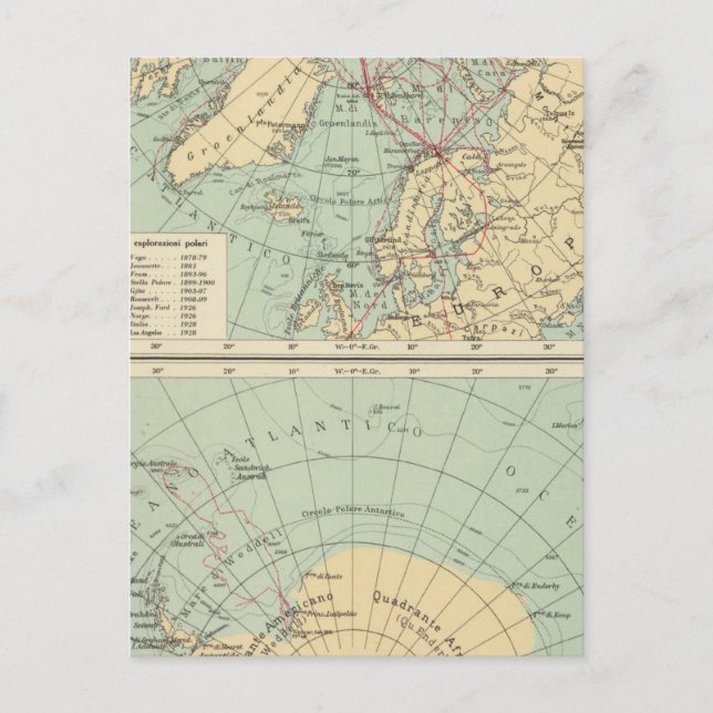 Postal 3 Tierras polares (Anverso)