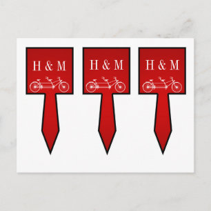 Postal 3 Torta de copa escoge una bicicleta doble roja cr