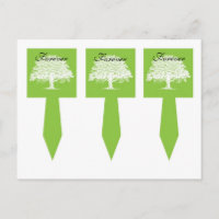 3 Tortas de pastelería verde/Boda blanco en un árb