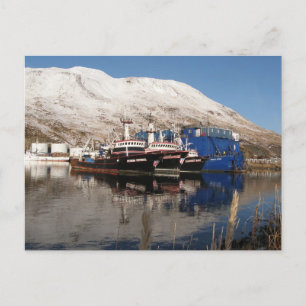 Postal 3 Trawlers en la barra de bicicletas