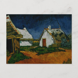 Postal 3 White Cottages Saintes-Maries, Vincent Van Gogh