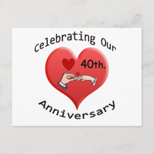 Postal 40.ª. Aniversario