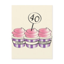 40.ª tarta de cumpleaños