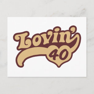 Postal 40.º cumpleaños