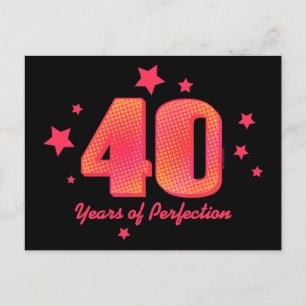 Postal 40 años de perfección