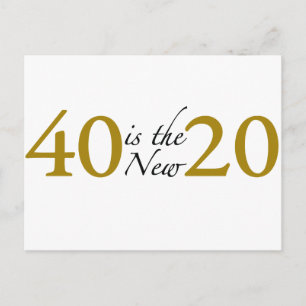 Postal 40 es el nuevo 20 (40 cumpleaños)