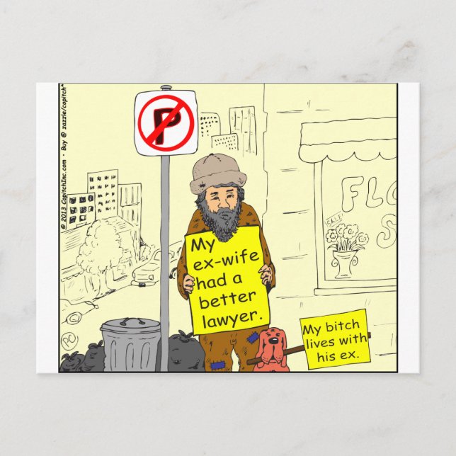 Postal 427 ex esposa mejor abogada Personalizado (Anverso)