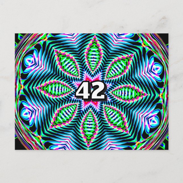 Postal 42 (puedes cambiar el número) (Anverso)