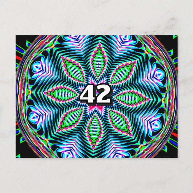 Postal 42 (puedes cambiar el número) (Anverso)