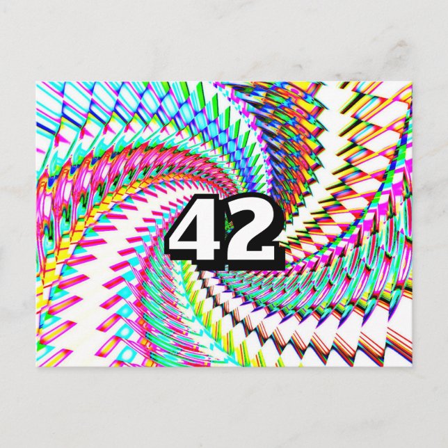 Postal 42 (puedes cambiar el número) (Anverso)