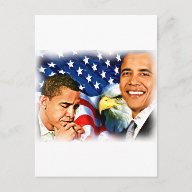 Postal 44º y 45º presidente Barack Obama_ (Anverso)