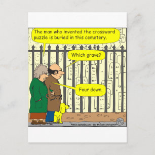 Postal 442 ¿Dónde está enterrado el inventor del crucigra
