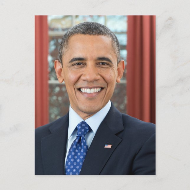 Postal 44.º Presidente De Los Estados Unidos Barack Obama (Anverso)