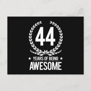 Postal 44 Aniversario (44 Años De Ser Increíble)
