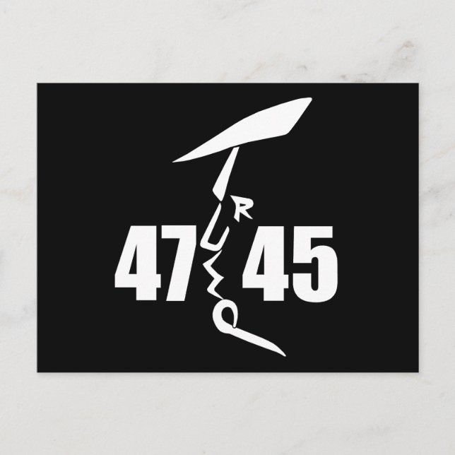 Postal 45 47 Trump (Anverso)