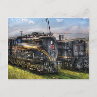 Postal 4919 - Locomotora eléctrica del ferrocarril de Pen