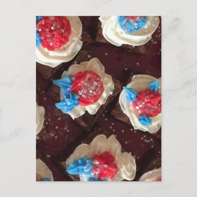Postal 4.º cupcakes (Anverso)
