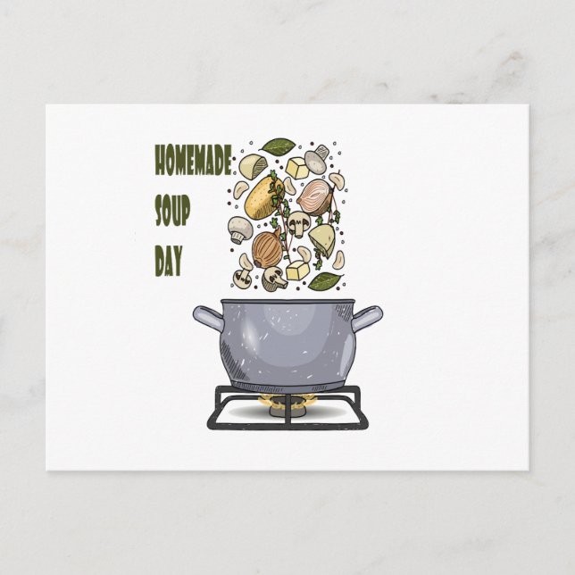 Postal 4 de febrero - Día de la sopa casera (Anverso)