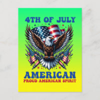 4 de julio águila americana sublimación-61001