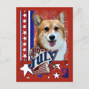 Postal 4 de julio - Corgi