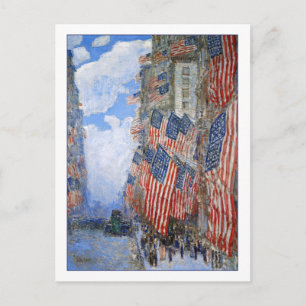 Postal 4 de julio de 1916 por Childe Hassam