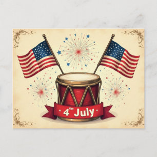Postal 4 de julio, Día de la Independencia,