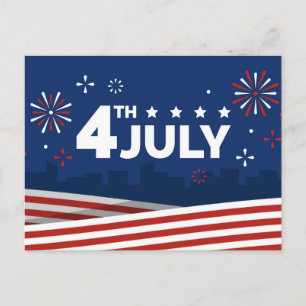 Postal 4 de Julio  Día de la Independencia