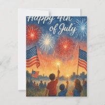 4 de julio Feliz Día de la Independencia