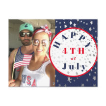 4 de julio Foto Estrellas rojas blancas azules