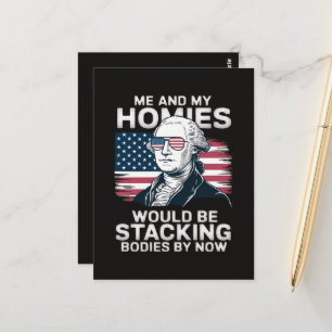 Postal 4 de julio Patriótico Americano