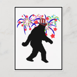 Postal 4 de julio Squatchin' w/Fireworks