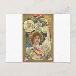 Postal 4 de Julio Vintage