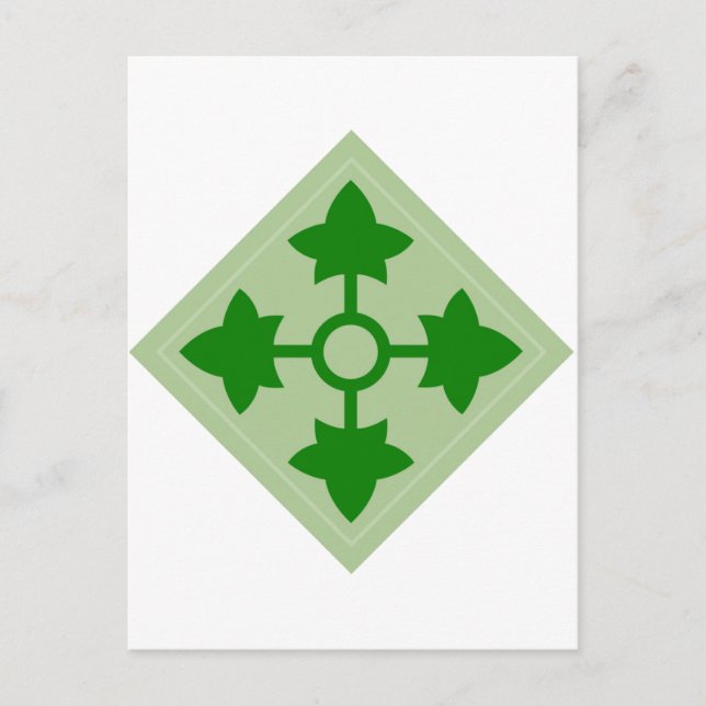 Postal 4th Infantry (Anverso)